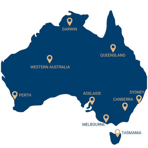 Map of Australia